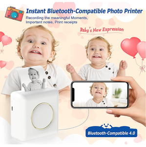 <span class=keywords><strong>Mini</strong></span> <span class=keywords><strong>imprimante</strong></span> de reçus, portable, sans encre, <span class=keywords><strong>imprimante</strong></span> <span class=keywords><strong>photo</strong></span> de poche BT pour <span class=keywords><strong>iPhone</strong></span>, machine à créer des autocollants thermiques, <span class=keywords><strong>imprimante</strong></span> d'étiquettes - Product Image 2
