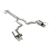 Échappement arrière à soupape en acier inoxydable haute performance pour Bentley Continental GT 4.0T Twin Turbo V8 2018-2023