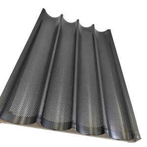 <span class=keywords><strong>40x60</strong></span> cm aluminio antiadherente francés Baguette pan <span class=keywords><strong>bandejas</strong></span> para hornear 4 ranuras perforadas horno <span class=keywords><strong>de</strong></span> <span class=keywords><strong>panadería</strong></span> molde para hornear con Material <span class=keywords><strong>de</strong></span> acero - Product Image 2