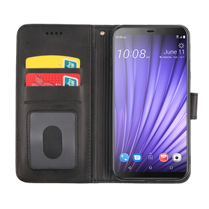 Da <span class=keywords><strong>Wallet</strong></span> trường hợp điện thoại với chủ thẻ cho <span class=keywords><strong>HTC</strong></span> mong muốn 19 + chống sốc điện thoại di động lật Bìa - Product Image 2