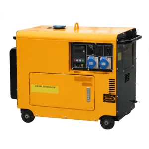 Compression fire silence generator 4 Stroke mobile power hot sale 5kw 5kva