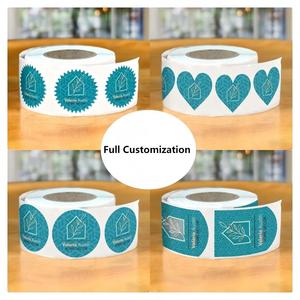 Quality Choice Custom Size Water-Resistant High-Temperature Resistant <strong>Strong</strong> <strong>Adhesion</strong> <strong>Vinyl</strong> Logo <strong>Stickers</strong> for Food Industry - Product Image 1