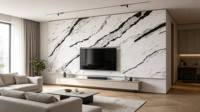 Pierre de quartz Panda White moderne en grandes dalles pour plan de travail de cuisine, dessus de table, dessus de meuble-lavabo, revêtement mural