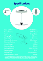 8 kw surf corps hydroptère eaux offshore ip68 artfoils mât électronique e-foil jet surf planche de surf électrique efoil fibre de carbone