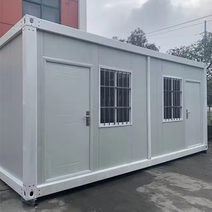 价格实惠的折叠式可扩展集装箱房屋 低价预制集装箱房屋 20 英尺集装箱两居室居住用 - Product Image 5