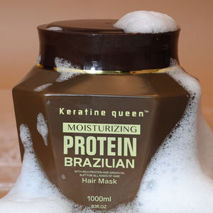 OEM sülfat ücretsiz brezilyalı <span class=keywords><strong>Protein</strong></span> saç bakımı için Set organik şampuan kremi derin onarım saç maskesi yumuşatma saç - Product Image 2