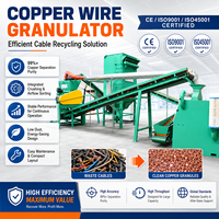 Machine de recyclage de fil de cuivre pour le fil de bobinage de moteur et le fil de transformateur