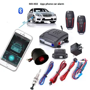 शीर्ष मात्रा यूनिवर्सल 12v कार अलार्म सुरक्षा स्मार्ट कार अलार्म फोन app