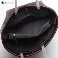 Vente en gros Nouveau design Sac à main pour femme Sac souple en cuir véritable Sacs à main en cuir tanné végétal Sacs à bandoulière