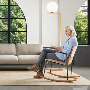 Meilleure qualité en bois moderne baes avec accoudoir adulte loisirs <span class=keywords><strong>chaise</strong></span> berçante confortable - Product Image 2