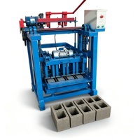 Machine à briques tout-terrain pour sol boueux, à commande manuelle, pour zones isolées