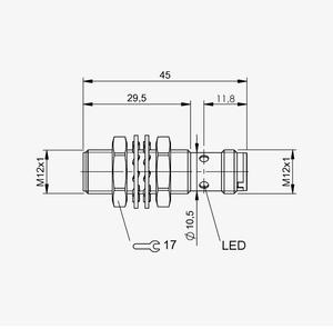เซ็นเซอร์วัดระยะแบบเหนี่ยวนำ B-ALLUFF BES 516-325-G-E5-C-S4 (BES00PY) ของใหม่และของแท้พร้อมส่ง - Product Image 1