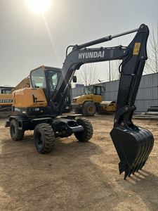 Vente chaude Mini pelle sur chenilles Hyundai HX60 d'occasion 6 tonnes de haute qualité et de bonnes performances Pompe à moteur Shanghai Core - Product Image 2