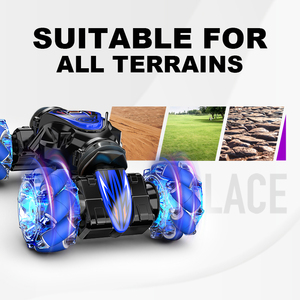 Coche de Control Remoto con Sensor de Gestos, Coche de Acrobacias RC 4WD Transformable Todoterreno 2.4Ghz, Coches <span class=keywords><strong>Twister</strong></span> de Control Manual para Niños y Niñas - Product Image 3