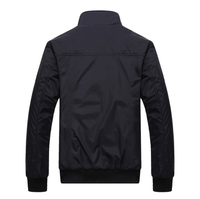 Vestes de printemps pour hommes, manteaux unis, veste décontractée à col montant pour homme, veste d'extérieur