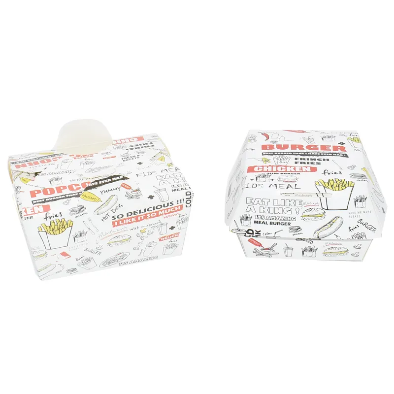 Kunden spezifischer Logo-Teiler-Aufbewahrung behälter mit Deckel Kinder zum Mitnehmen Picks zum Mittagessen Kraft Wellpappe verpackung Lebensmittel box Akzeptieren