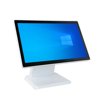 Máquina POS de pantalla táctil completa de 17 pulgadas BLANCA Sistema de puntos de venta todo en uno Caja registradora plegable Pos Business para tienda minorista