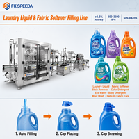 Machine de remplissage et de bouchage automatique de liquides pour shampoing, lotion, gel douche, détergent, savon à vaisselle, 8 buses à piston, 100-1000 ml, GMP