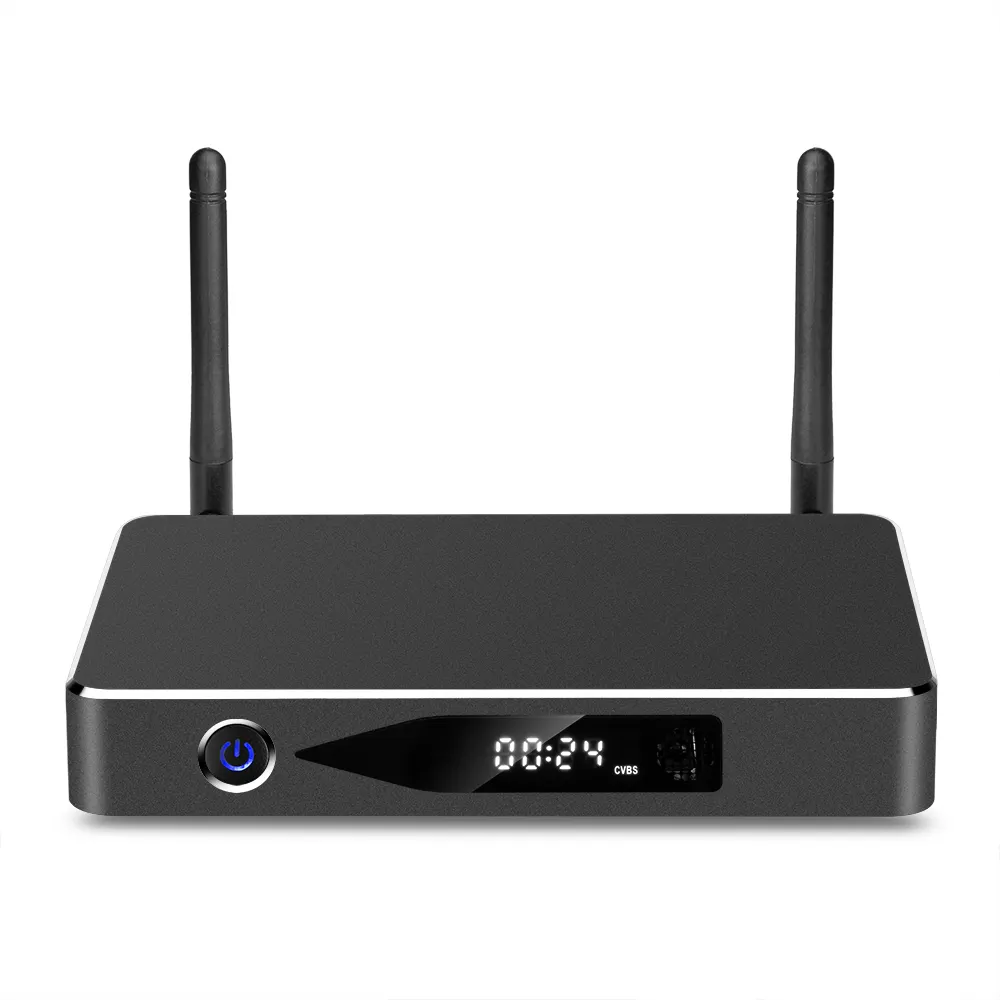 Amlogic S 905X3 Quad-Core Android Tv Box 4K Wifi Streaming Apparaat Dual Band 2.4G/5.8G High Speed Wifi Met 2Gb + 16Gb