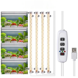 ไฟปลูกต้นไม้ LED, ใช้พลังงานจาก USB, ตั้งเวลาได้และปรับความสว่างได้, แสงแดดแบบเต็มสเปกตรัม, แถบไฟสำหรับชั้นวางต้นไม้ - Product Image 2