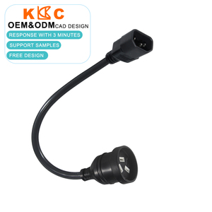Cable de alimentación eléctrico de alta resistencia, enchufe de 3 clavijas a IEC C14 para CPU, PDU, servidor, computadora - Product Image 2