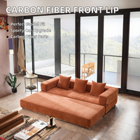 Canapé-lit modulaire pliable 2-en-1 convertible, fauteuil-lit avec oreiller, lit d'appoint multifonctionnel pour chambre à coucher, petit espace, salon