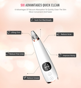 Nhãn Hiệu Riêng Màu Đen Điện Comedone Vắt Thiết Lập Lỗ Chân Lông Sạch Hơn Và Điều Trị Mụn Trứng Cá Công Cụ Cho Làm Sạch Da Mặt - Product Image 5