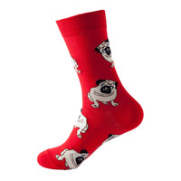 Chaussettes colorées pour chats et chiens de haute qualité en gros, chaussettes en coton colorées pour hommes et femmes, chaussettes amusantes et confortables