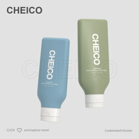 Botella de Plástico PE para Envasado de Cosméticos, Material de Embalaje para Protector Solar y Limpiador, Serie de Productos para el Cuidado de la Piel OEM