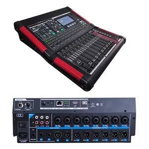 Mezclador de Audio Digital profesional para Dj, consola mezcladora de 12 y 16 canales, accesorios para altavoces profesionales
