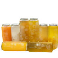 Bouteilles en plastique PET transparentes pour sodas, café, boissons, jus et thé, 250ml, 330ml, 350ml, 500ml, 16oz, 18oz, avec ouverture facile