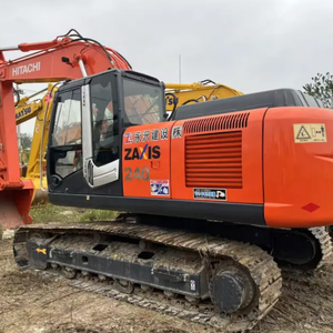 Excavatrice Hitachi ZX240 d'occasion, 24 tonnes, 125 kW, avec moteur, boîte de vitesses, PLC, engins de génie civil et de construction, prête à être expédiée - Product Image 6