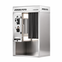 Photomaton Aurora Premium tout-en-un avec imprimante instantanée et écran tactile pour location d'événements de mariage