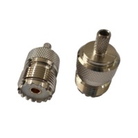 Bonne Performance RF Connecteur UHF-C-K3 Femelle Jack UHF Connecteur À Sertir RG142 Câble UHF RG58 Connecteur Coaxial