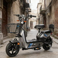Vélo électrique de ville MTBGO, prix usine, 48V 350W, haute puissance, cadre en acier carbone, batterie lithium.