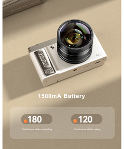 Mini Appareil Photo Numérique Professionnel 4K avec Écran IPS de 3 Pouces et Objectif Grand Angle Macro HD Haute Résolution <span class=keywords><strong>pour</strong></span> Jeunes - Product Image 3