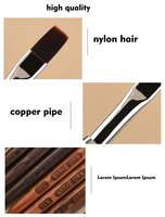 Professionnel Nail Gel Acrylique Nail Art Brosse Dessin Peinture Manucure Stylo Ensemble Nail Art Manucure Outils
