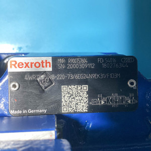 4WRZE25W8-220-7X/6EG24N9EK31/F1D3M Contrôle hydraulique directionnel proportionnel piloté NG25 R900757604 - Product Image 2