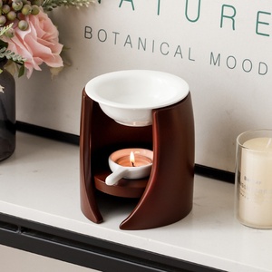 Lámpara <span class=keywords><strong>de</strong></span> Cerámica para Aceites Esenciales y Velas, Estilo Religioso, Moderno y Minimalista, Hecha a Mano - Product Image 1