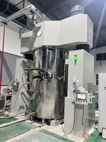 Mélangeur planétaire double sous vide de 500 L pour l'industrie chimique, haute dispersion, pour colle, adhésif et mastic