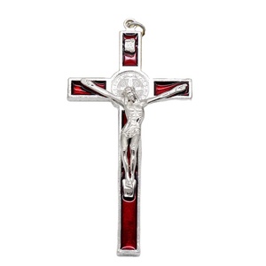 Católica Cristiana religión St. Benedict <span class=keywords><strong>padre</strong></span> Virgen María Cruz joyería exorcismo coche colgante artesanía - Product Image 1