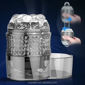 Desirix Chất lượng cao nam masturbator dương vật tay áo kênh đôi Túi âm hộ Đồ chơi tình dục cho nam giới quan hệ tình dục bằng miệng TPE Cốc máy bay - Product Image 4