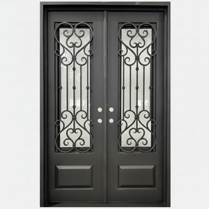 Puerta de acero resistente al fuego hecha a medida para edificio de oficinas Oferta de descuento doble Estación de Metro Hotel Resort Manual Apartamento Dormitorio - Product Image 1