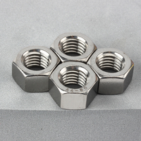 316 Stainless Steel Hex Nut A4-80 DIN 934 Metric Thread Plain Finish