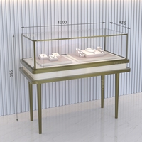 Comptoir de présentation de bijoux pour centre commercial, vitrine de magasin, meuble de présentation, armoire en verre, kiosque à bijoux, design de décoration