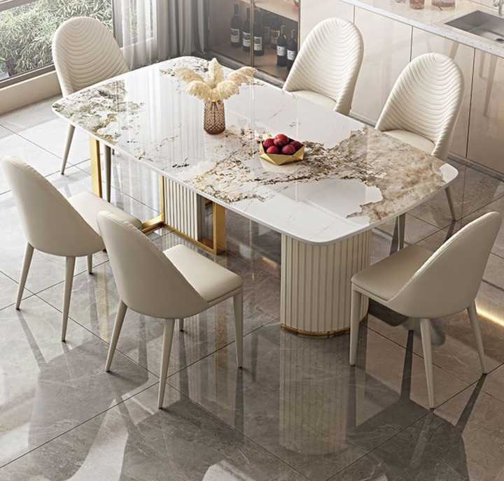 Curated visual reference: Picture Idea: Dining Table Italian Style Minimalist Modern Small Apartment High End