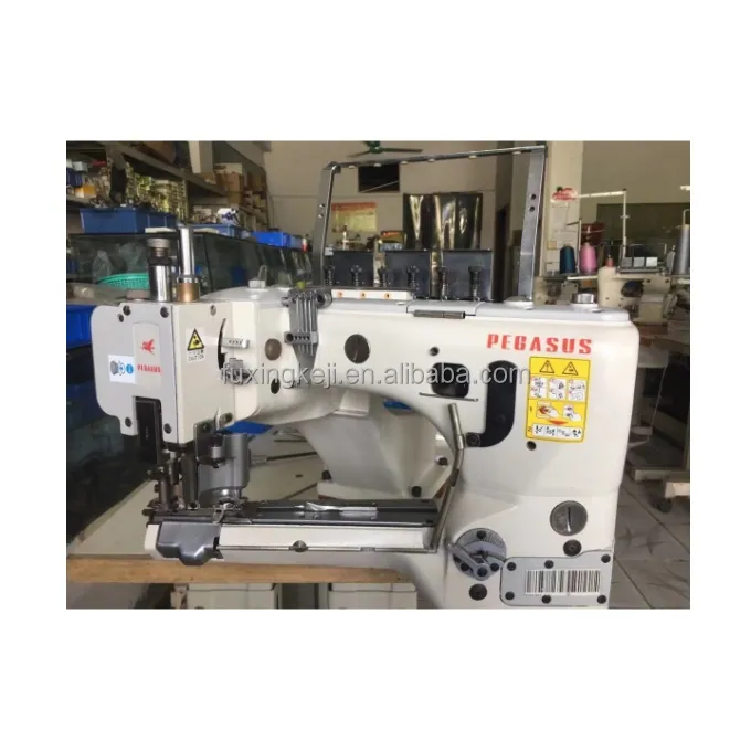 High quality japan Pegasus FS703P 4 Needle 6 thread Feed-off-the-arm cylinder bed interlock stitch machines for flat seaming