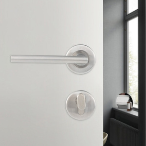 <span class=keywords><strong>2025</strong></span> hiện đại đơn giản giá rẻ thép không gỉ chia tay nắm cửa cho phòng ngủ - Product Image 4