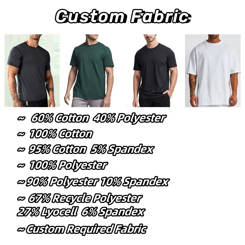 Custom US Size Nylon Rayon Spandex Mens T Shirt Moisture Wicking Short Lightweight Casual Crewneck Golf Tee Shirts For Men