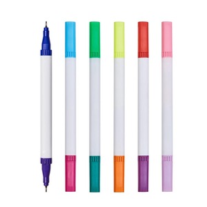 Venta al por Mayor de Bolígrafos de Doble Punta para Dibujo, Forma Cuadrada, Doble Color, para Pintura Artística - Product Image 1